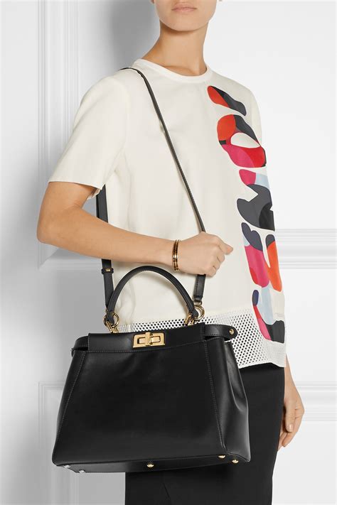 fendi peekaboo medium python|fendi peekaboo medium leather tote.